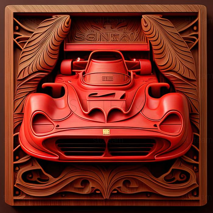 3D модель Ferrari 312 PB (STL)
